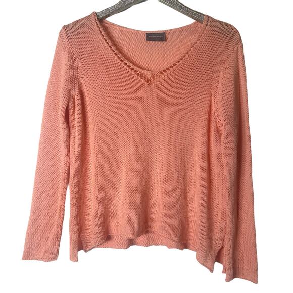 Wooden Ships Pastel Pink Knit Sweater - Picture 1 of 6